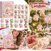 2D Flat -Piece Acrylic Charm Countdown Calendar Set with Airplane Box Packaging