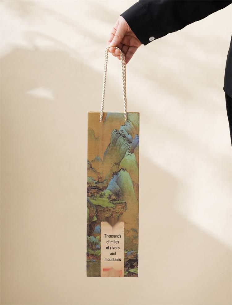 Ceramic Mastery Hand-Painted Retro Teacup - Chinese Style Gift with Custom Logo Packaging