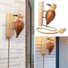 Housewarming Door Knocker Retro Wooden Woodpecker Easy Installation Pendant Doorbell  Gift