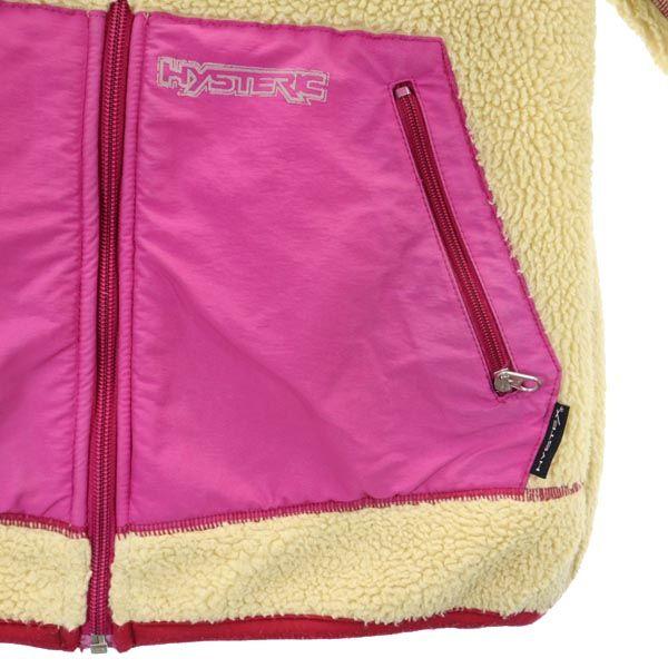 HYSTERIC Made in Japan Boa Fleece jacket Beige x pink Women Used
