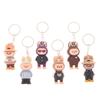 6Pcs Labubu Keychain Backpacks Key Pendants, Doll Pendant Hanging Decoration Keyring Card Gift, Stress-Relieving Accessory