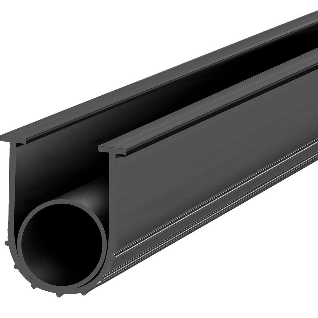 Guarnizioni per Porta da Garage Gomma Inferiore, Combinazione Forma a U + Anello O Guarnizione Meteo Inferiore per Porta da Garage, Guarnizione per Porta da Garage Impermeabile 10 piedi, Estremità a T da 5/16 pollici