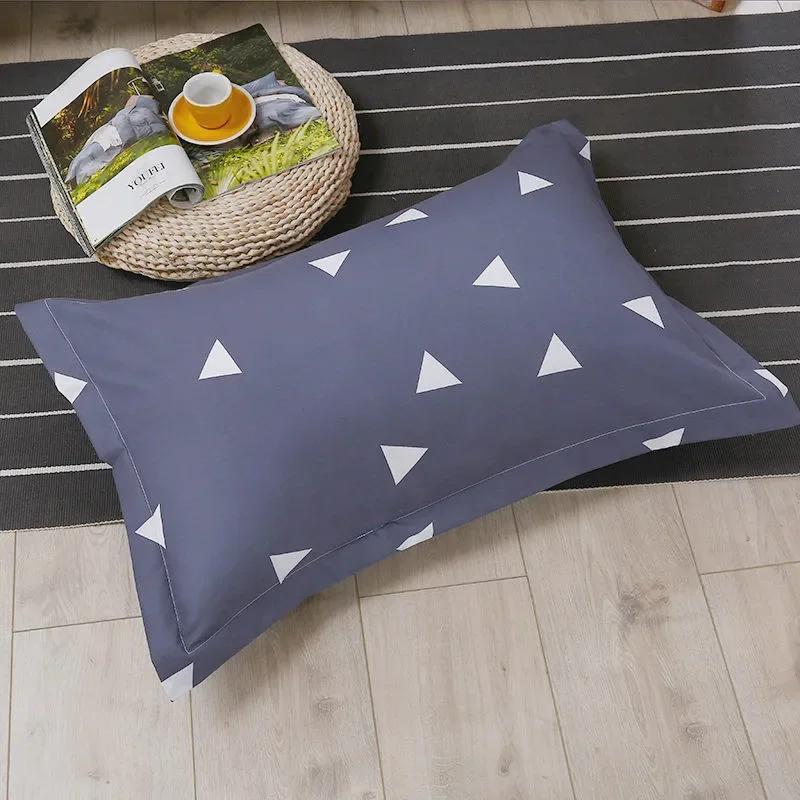 

1/2 шт. хлопковые наволочки с принтом, удобные мягкие наволочки для кровати, дивана, наволочки высшего качества, украшения дома 1pc pillow case