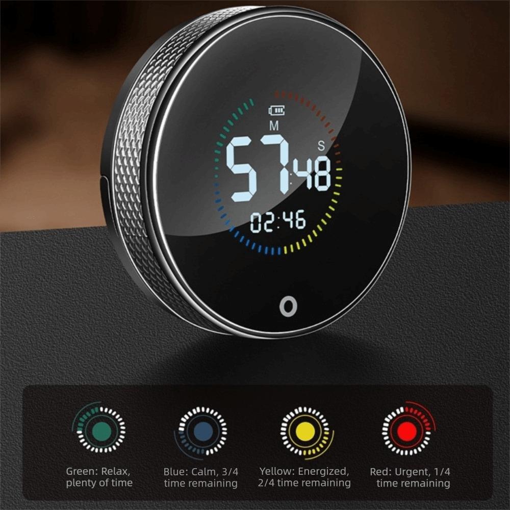 Magnetic Kitchen Timer Intelligent Digital Timer Stopwatch Magnetic Rotary Timer  Baking