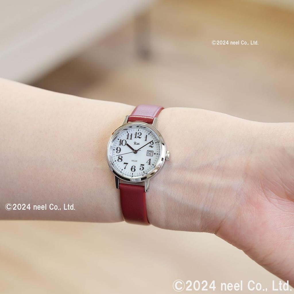 Riki Standard Da Donna Solare AKQD401 Da Donna Argento x Oro Rosa [Orologio Seiko]