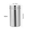 275ml 400ml Tea Jar 304 Stainless Steel Sealed Storage Jar Portable Tea Coffee Beans Container for Home Kitchen Cafes Restaurant