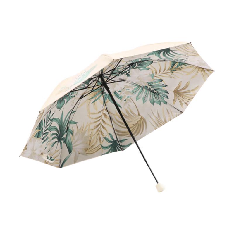 Portable UV Protection Three-Fold Folding Umbrella 100cm Diameter