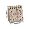 Mini 2026 Desk Calendar Stars Standing Calendar Cute Daily Planner  Office School Supplies