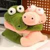 Adorable Snake Crocodile Plush Doll Home Bedroom Ornaments Cartoon Animal Series Alligator Kids Companion Toys Holiday Gifts