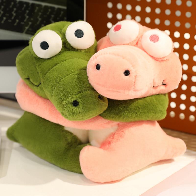 Adorable Snake Crocodile Plush Doll Home Bedroom Ornaments Cartoon Animal Series Alligator Kids Companion Toys Holiday Gifts