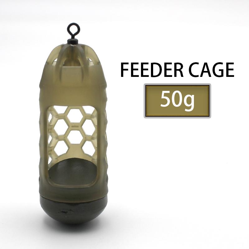 1 PZ Attrezzatura da Pesca alla Carpa Gabbia per Esca 30/40/50G Gabbia per Esca a Rilascio Rapido Cestino Gabbia Alimentatore Metodo Esca Accessori per Attrezzatura da Pesca