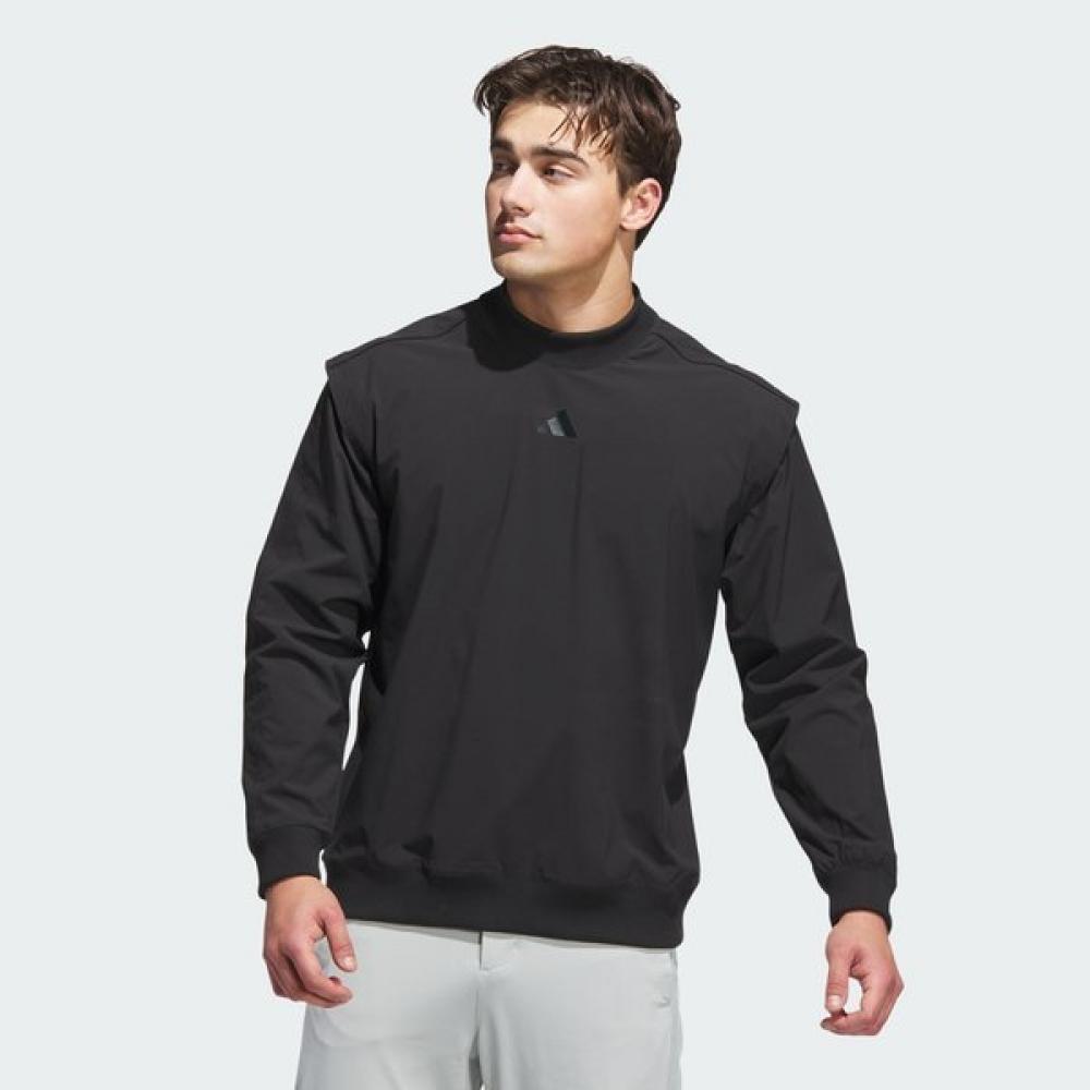 Adidas 25fw Men S Golf Beyond twiStweave Hybrid looSe Pullover Ka7963