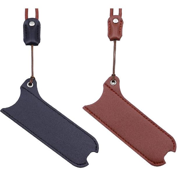 PU Leather Case Lanyard Necklace case for J-U-UL/R-E-LX/MO-TI/YO-OZ Or Similar Sized Lanyard Leather Pen Cover