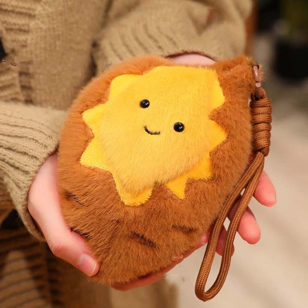 Soft Roasted Sweet Potato Pendant PP Cotton Plush Doll Key Ring  Festival Gifts