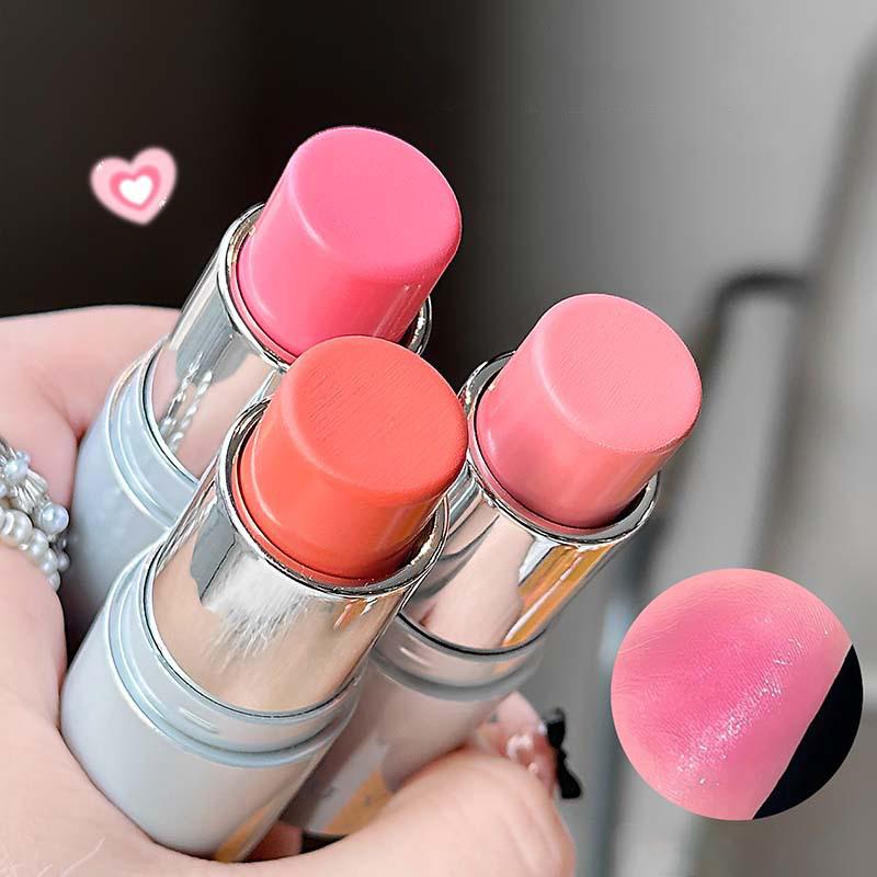 Cappuvini Multi-Use Cream Blush Stick For Eyes Lips & Cheek Nourishes & Moisturizes Long-Wearing Blendable Waterproof Smooth