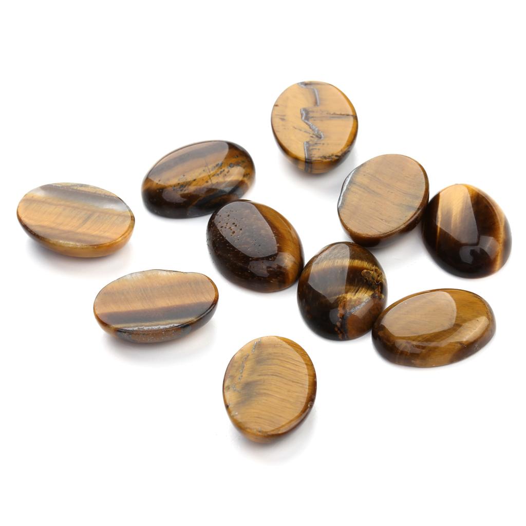 2-10pcs/lot Natural Stone Oval Cabochon Agate Malachite Opal Turquoise Loose Beads Cabochon For DIY Charm Necklace Earrings Gift