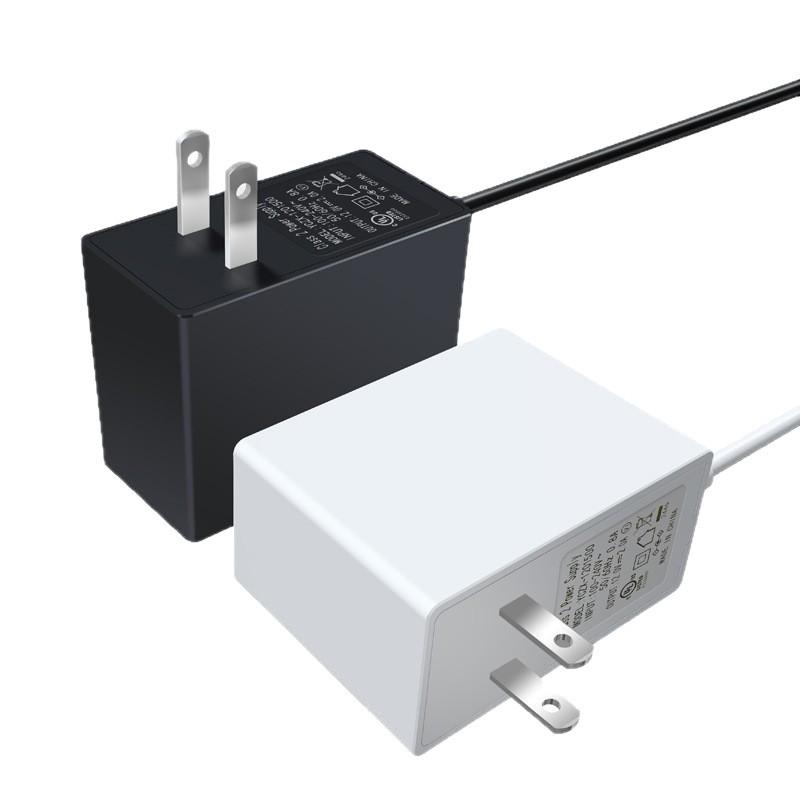 12V 1A/2A Power Adapter 24W for Router, LED Light, Monitoring Systems, Massagers, and Small Appliances