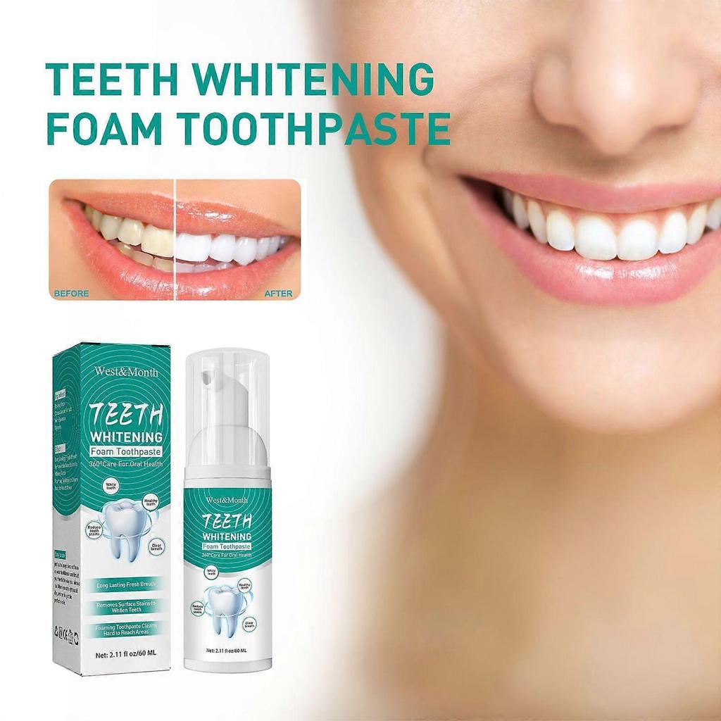 Foam Toothpaste Breath Freshening Whitening Toothpaste Tooth Anti-Moth Mouth Cleaning Tooth Stains And Gum Care