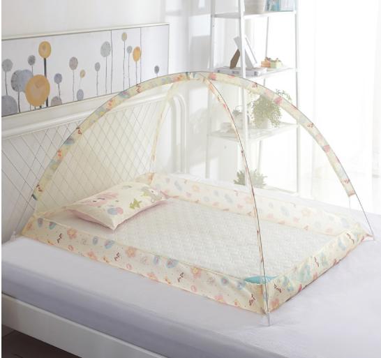 Foldable Kids Baby Summer Bed Room Netting Canopy Bedding Dome Tent Mosquito Net Mesh Fabric Border Decor Insect Prevention
