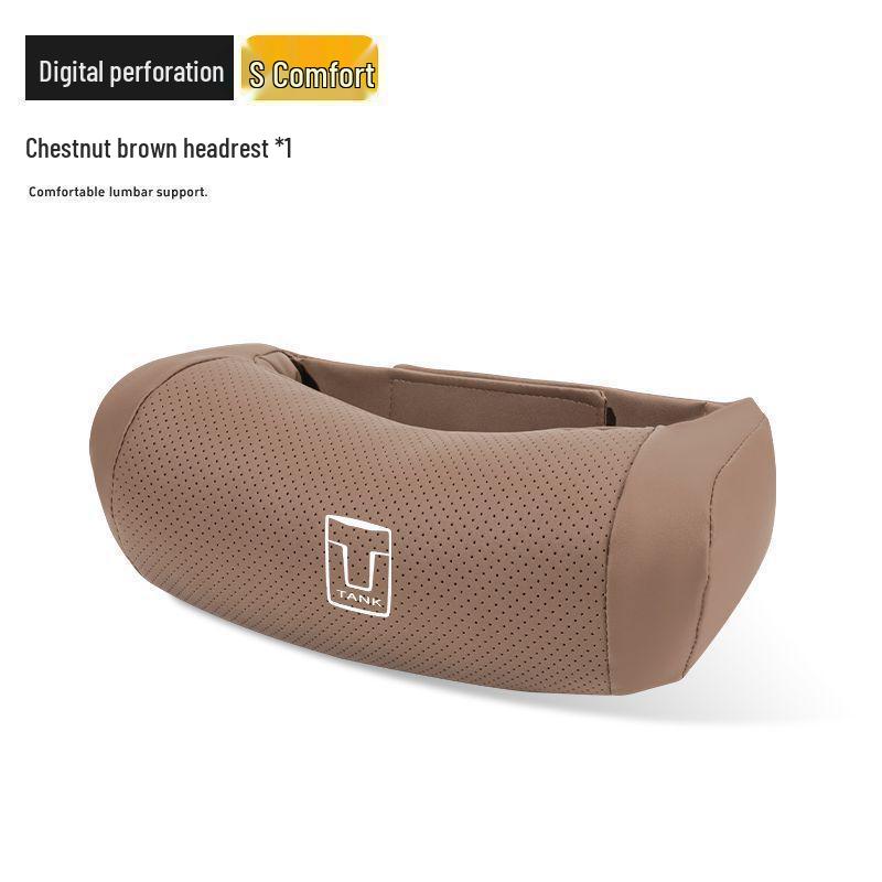

Tank Headrest Neck Support & All-Season Lumbar Pillow for Models 500/700/300/400 Tank series exclusive - [Premium Leather]