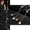 Long Stunning Box Chain Necklace For Women Featuring Alloy Pendant In Silver Gold