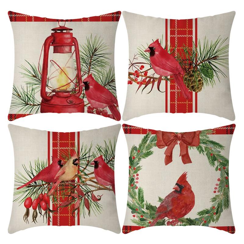 

New Christmas Snowflake Pillow New Year and Christmas Pillow Cover 45*45cm