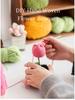 Cross-Border Sunflower Yarn Knitted Bonsai Teacher's Day Gift - Woven Flower Desktop Ornament