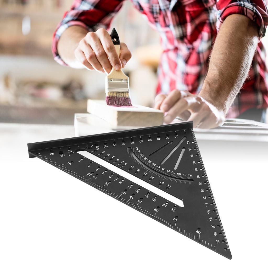 Aluminium   Lineal Klar Genaue Skalen 30 Grad  45 Grad  60 Grad    90 Grad  Rechtwinkliges Lineal für die Holzbearbeitung