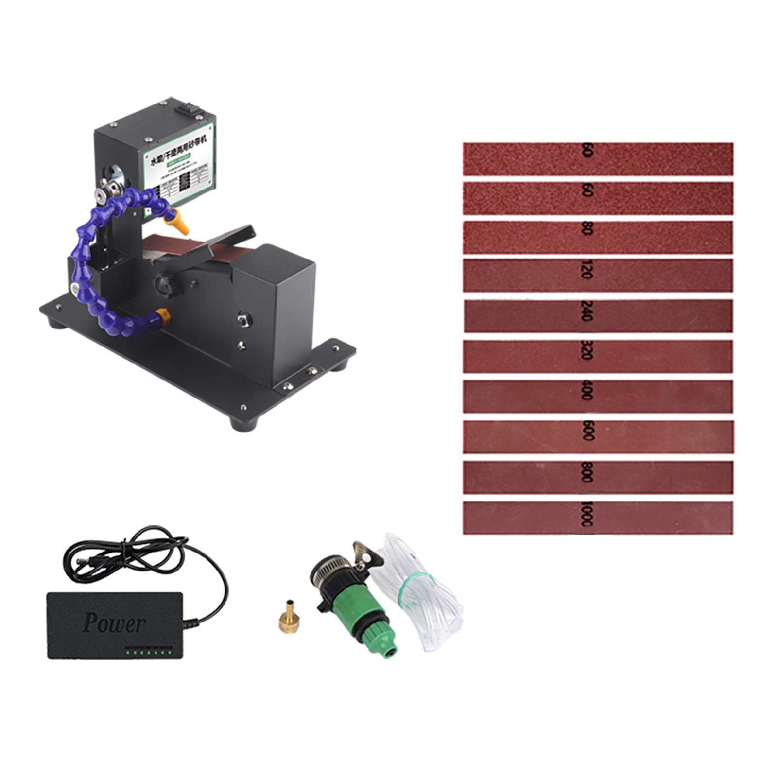 

250 Вт мини-ленточный шлифовальный станок, электрический шлифовально-полировальный шлифовальный станок для сухой и влажной шлифовки, шлифовальный станок US & Type 1