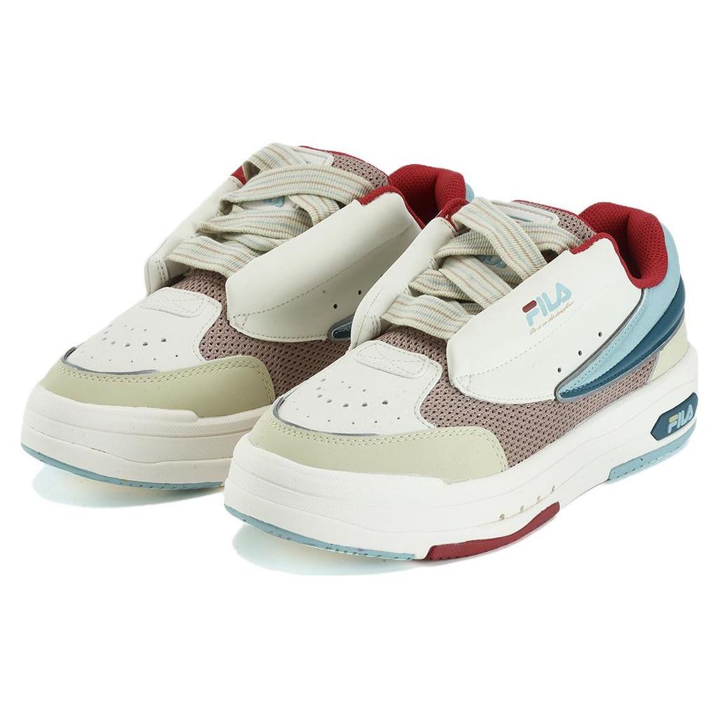 Fila Mix Comfortable Versatile Low-Top Skate Shoes Women Sneaker White Brown F12W334201FRG