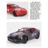 1/24 High Quality Alloy BENZ SLR Sports Car Model, Cool Sound and Light, Best Collectible for Car Lovers, Christmas Gifts