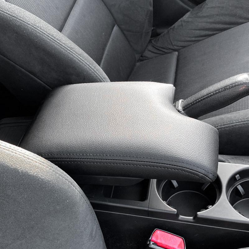 

LHD Car Accessories Microfiber Leather Center Control Armrest Box Cover Sticker Trim For BMW 3 Series E46 1998 - 2005 Black