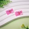 100pcs Valentine's Day Cute Love Heart Envelope Love Letter Resin Charms for Earrings Necklace Keychain Diy Jewelry Making