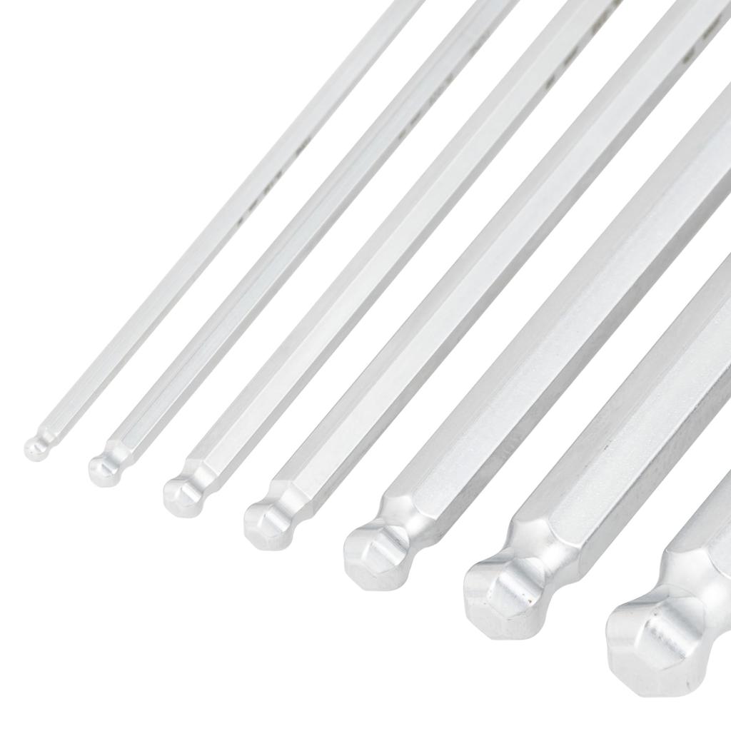 TONE BL700S Ballpoint Wrench Set Short/Long L-shaped (7 pieces)