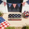 250th Anniversary Of Independence Day Rug, Patriotic USA Flag Area Carpet,Decor Rug For Living Room Bedroom Entryway