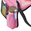 Kids Travel Tray for Car Seat Airplane Toddler Foldable Lap Tray with Water Bottle Holder Mesh Bag for Travel Activities Road Trip