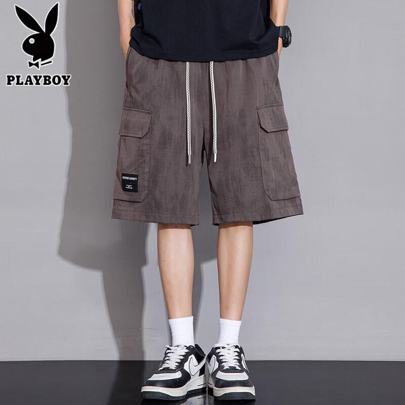 PLAYBOY Men s Summer Cargo Shorts 7XL