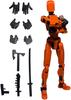 Stampa 3D Lucky Dummy13 Articolato Mobile Assemblabile Robot Bambola Animale Modello Giocattolo Puzzle Antistress Regalo per Bambini