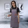 Hickened Canvas Cotton Aprons for Coffee Shops Beauty Salons Custom Logo Available Wholesale Pricing for Bulk Orders