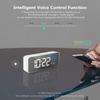 Voice Control Music Alarm Clock Mirror Desk Clock Ringtones LED Digital Clock  Home Office