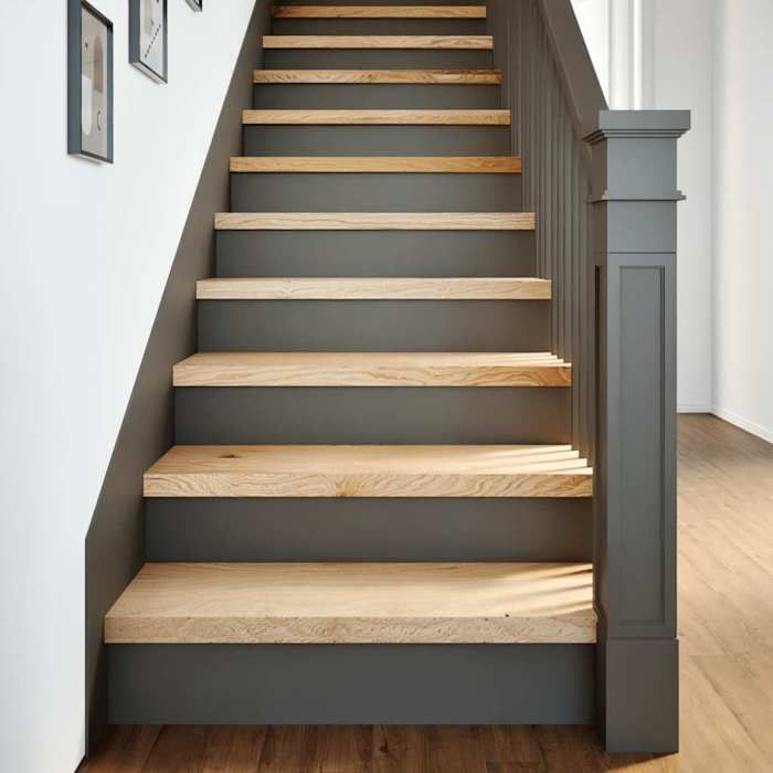 VidaXL Stair Treads 4 Pcs Untreated 80x25x2cm Solid Oak Wood 3282894