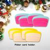 4 packs Poker card insertion tool, multifunctional, card storage and holding device, hands-free card box