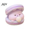 Stress Relief Toy Bubble-Breathing Burger Squeeze Soft TPR Fidget for Macaron Ball Cute Macaron-Shaped Decompression Gadget Kids Adults Sensory