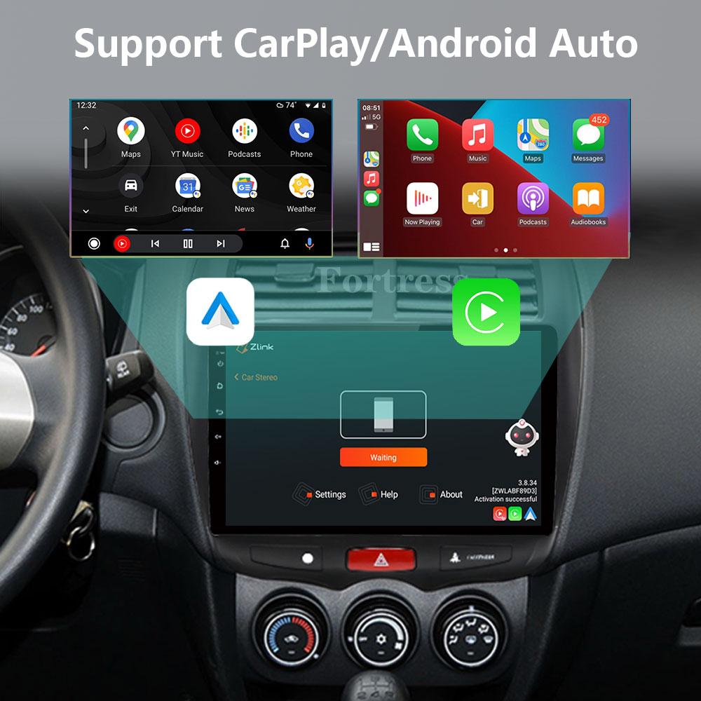 For Mitsubishi ASX 1 2010 2011 - 2016 C4 Peugeot 4008 Car Radio Multimedia Video Player Navigation GPS Android 10 2din 2 din