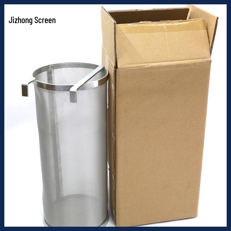 6x14 Inch 304 Stainless Steel Filter Mesh Tube & 4x10 Inch Mesh Tube with Handle for Beer Filtering