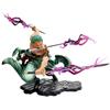 Figura de una pieza, figuras de acción de Roronoa Zoro, figura de Anime, modelo Manga, colección de decoración, juguetes de dibujos animados para niños, regalo de Navidad