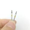 10ks/balení Zubní diamantové frézy Extra jemné FG 1,6mm vysokorychlostní vrtáky pro leštění Vyhlazující leštičky na zuby CR-12EF