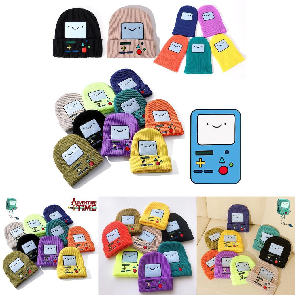 Adventure Time With Finn And Jake Soft Knit Beanie Hat For Cosplay And Warmth