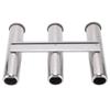 3 Tube Boat Fishing Rod Holder 304 Stainless Steel Fishing Rod Rack for Marine Yacht Ships