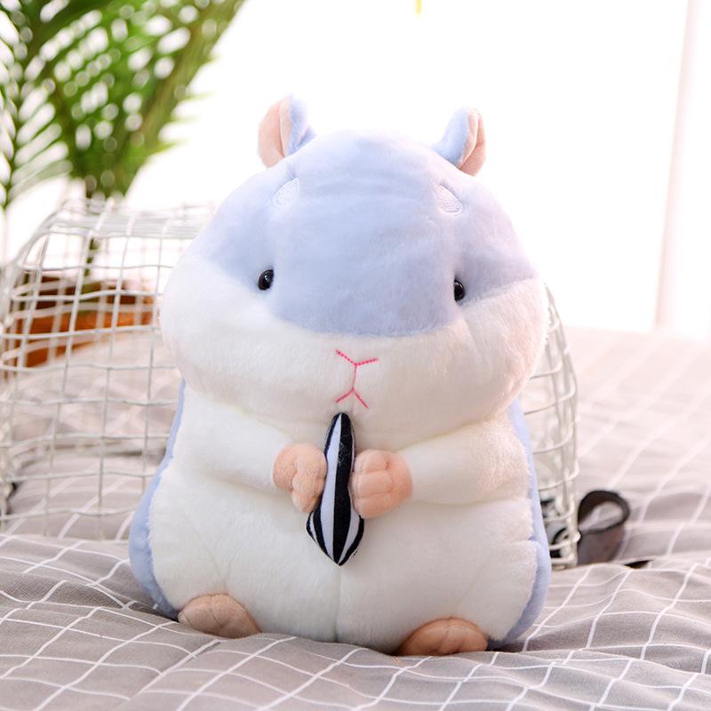 

Little Hamster Doll Doll Plush Toy Hug Melon Seeds Fat Hamster Rag Doll Cute Super Cute Mouse Mascot 25cm